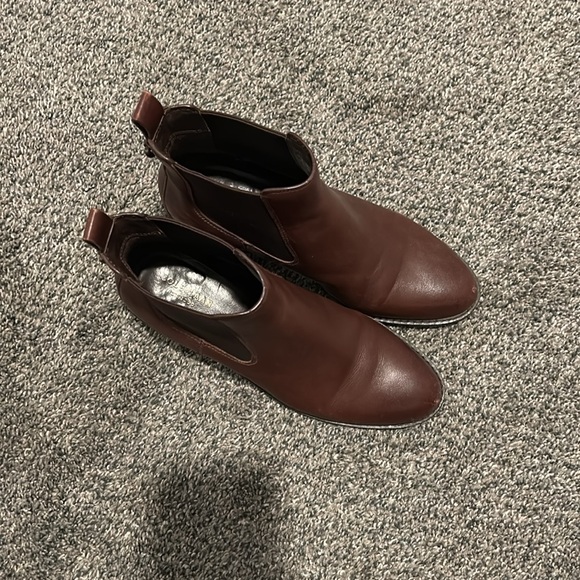 Cole Haan Waterproof Leather Chelsea Boots Brown Size 7 - Picture 2 of 8